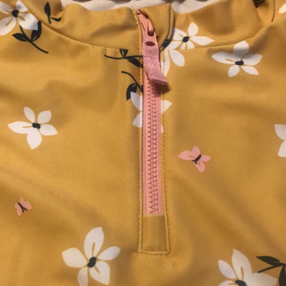 Floral Yellow 2-Piece Rashguard Set - Picture 7 of 7